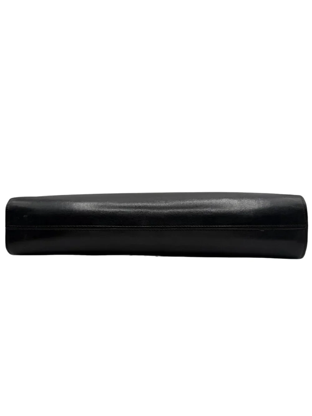 Vintage CHANEL Lambskin Leather Clutch with Mini Embossed CC Logos